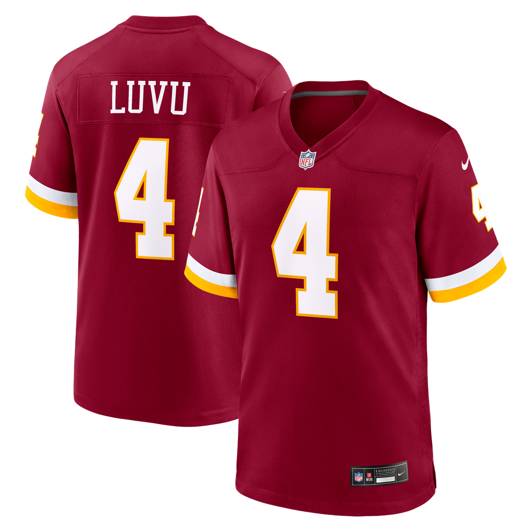 Washington Commanders Frankie Luvu Nike White Game Super Bowl Era Jersey