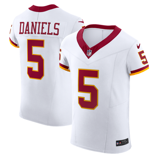Washington Commanders Jayden Daniels Nike White Alternate 2 Super Bowl Era Vapor F.U.S.E. Elite Jersey