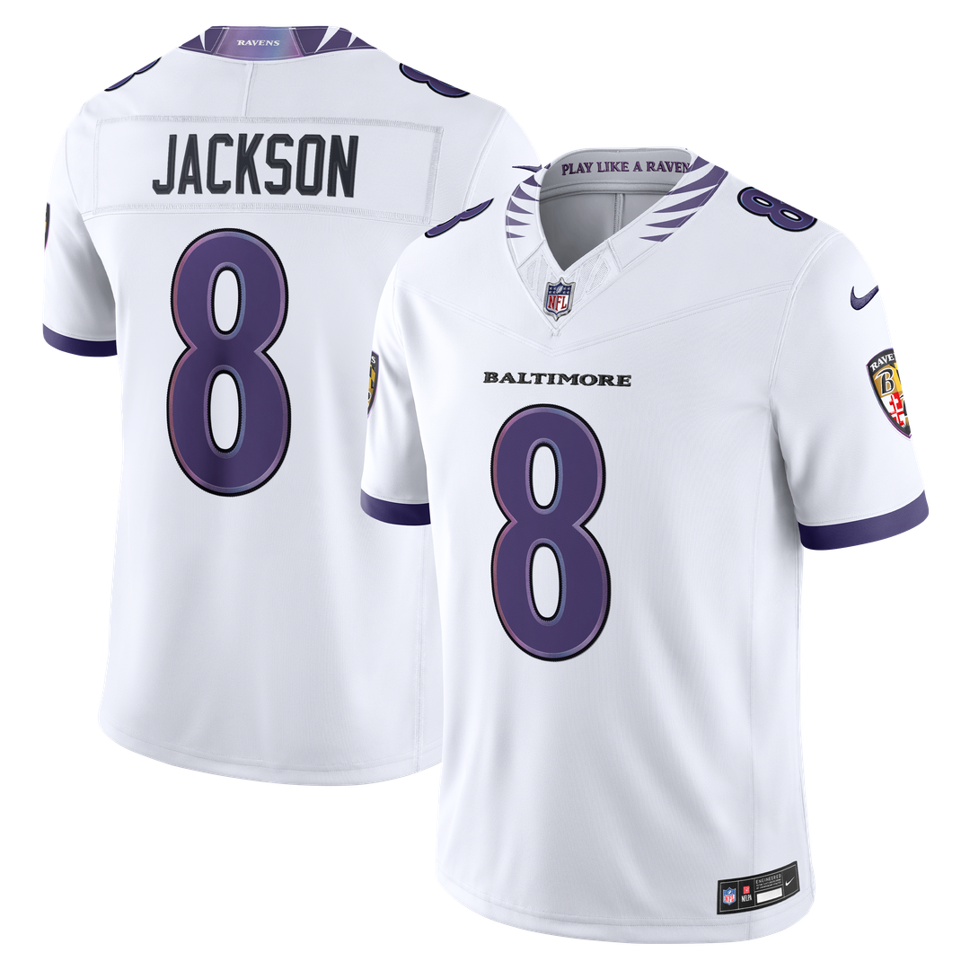 Baltimore Ravens Lamar Jackson Nike Purple Team Vapor F.U.S.E. Stitched Limited Jersey