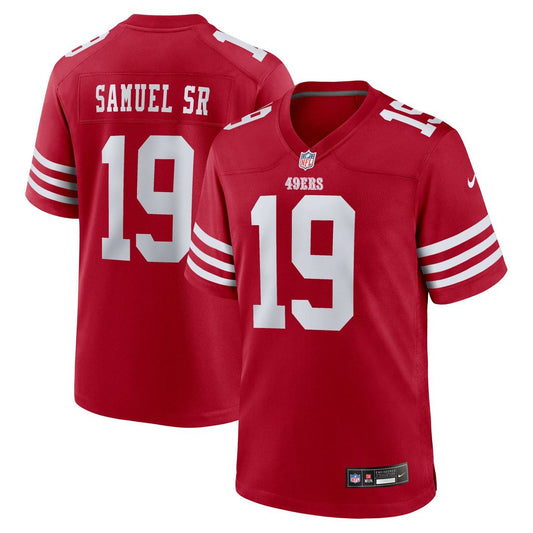 San Francisco 49ers Deebo Samuel Sr Nike Scarlet Team Game Jersey