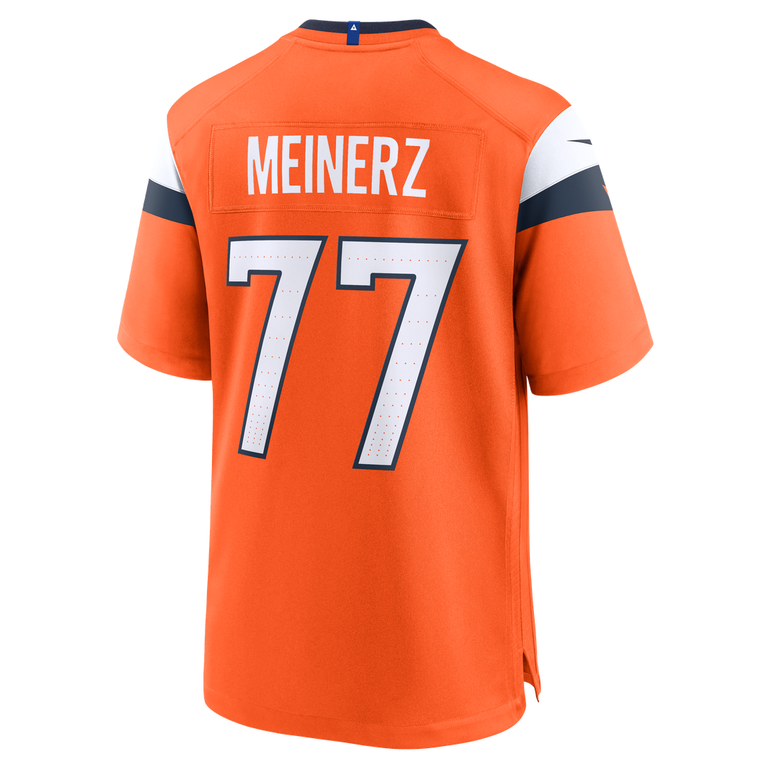 Denver Broncos Quinn Meinerz Nike Orange Team Game Jersey
