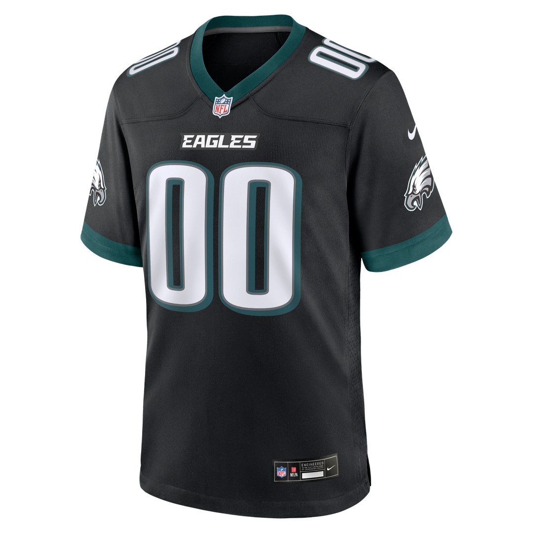 Philadelphia Eagles Nike White White Custom Game Jersey