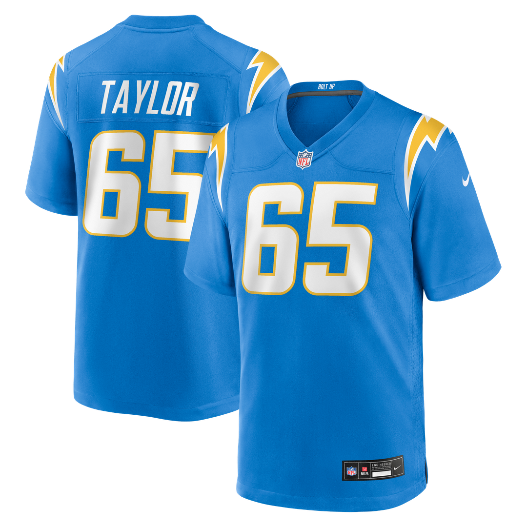 Los Angeles Chargers Logan Taylor Nike Powder Blue Team Game Jersey