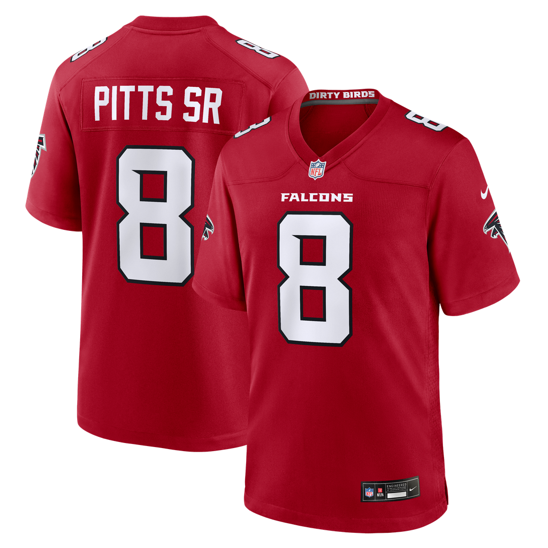 Atlanta Falcons Kyle Pitts Sr. Nike Red Game Jersey