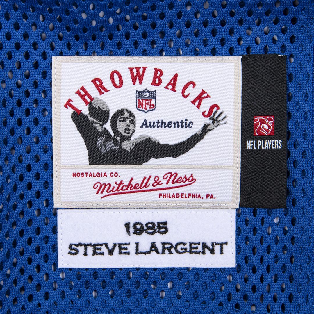 Seattle Seahawks 1985 Steve Largent Mitchell & Ness Royal Authentic Throwback Retired Player Jersey