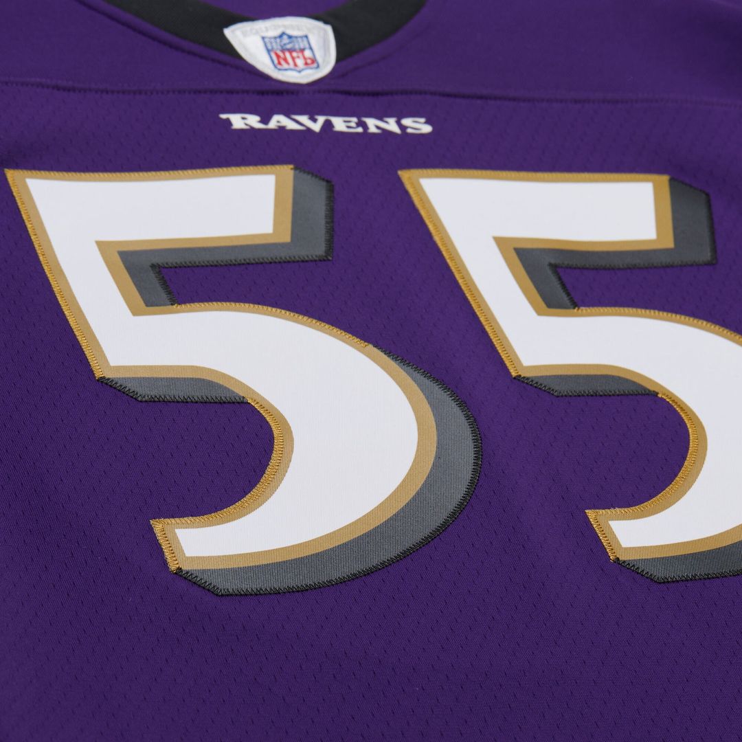 Baltimore Ravens Terrell Suggs Mitchell & Ness White 2003 Legacy Replica Player Jersey