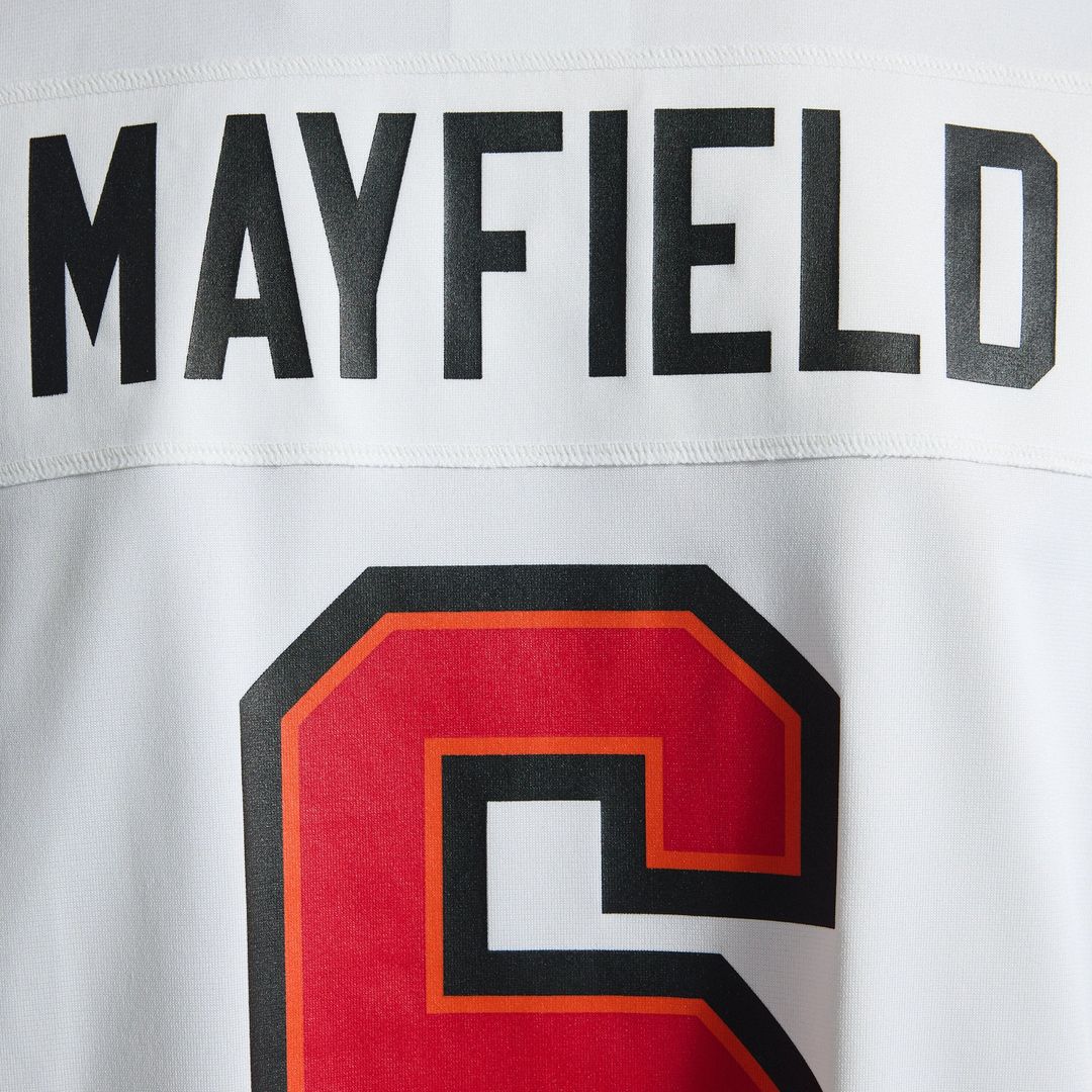 Tampa Bay Buccaneers Baker Mayfield Nike Orange Throwback Game Jersey