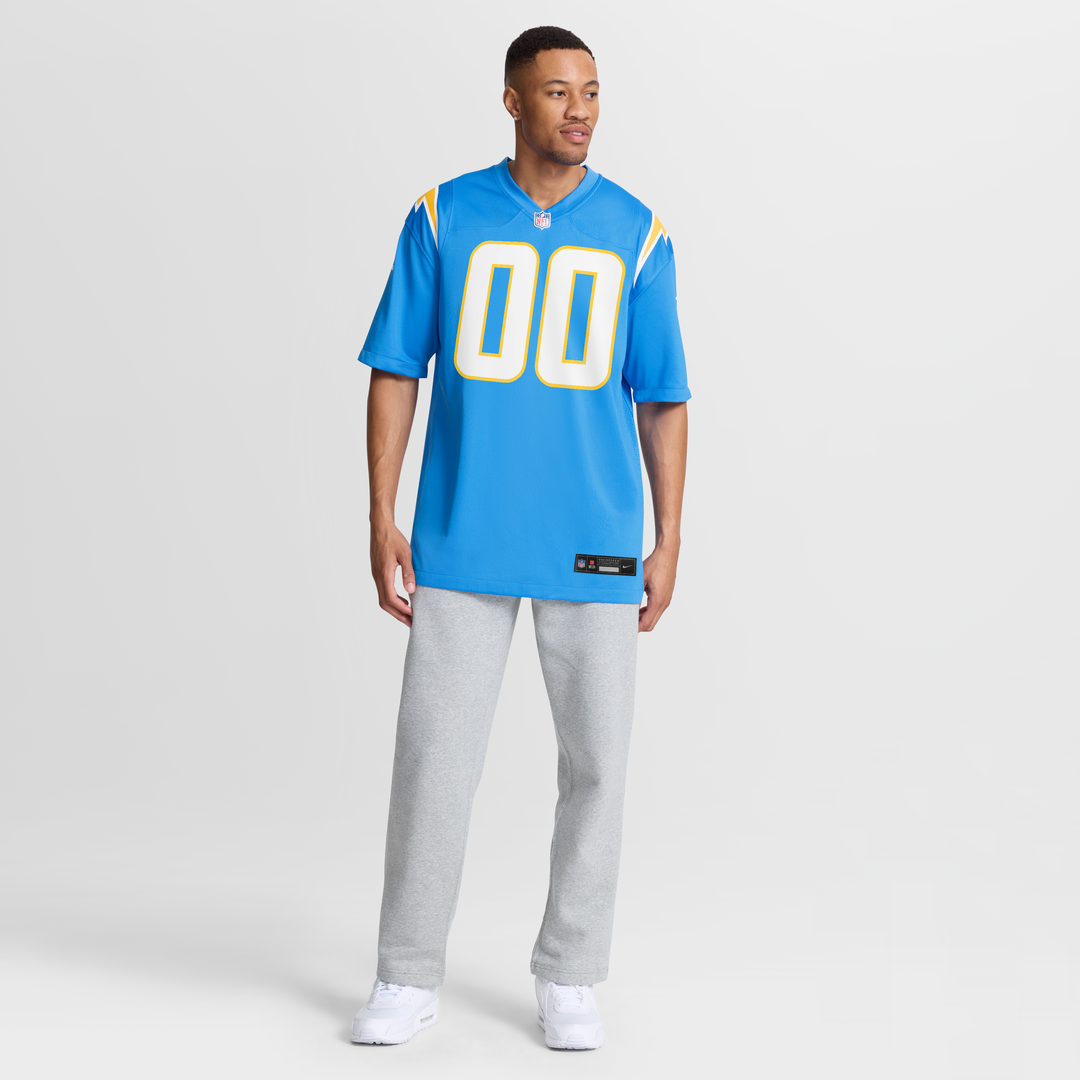 Los Angeles Chargers Nike Gold Alternate Charger Power Game Custom Jersey