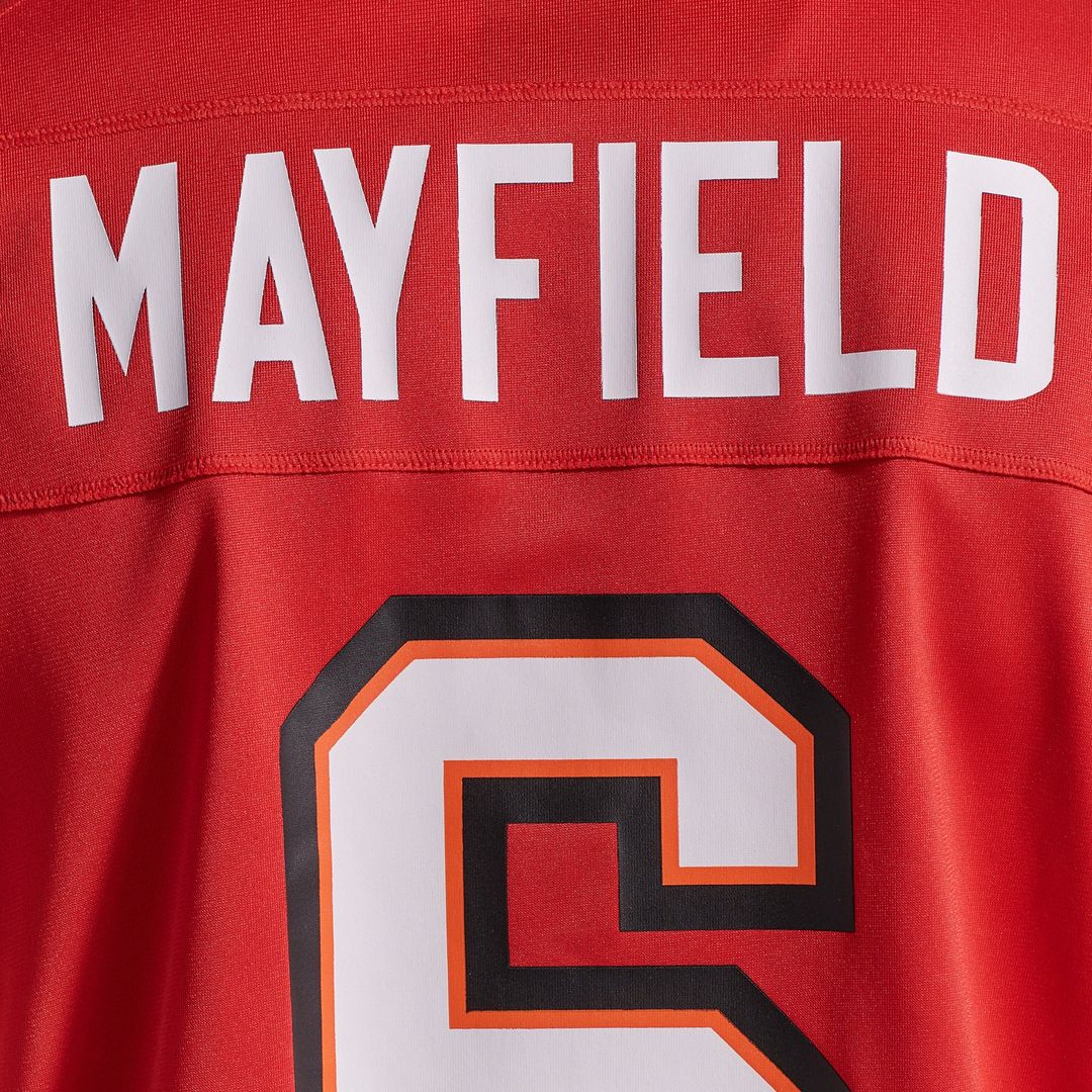 Tampa Bay Buccaneers Baker Mayfield Nike Pewter Alternate Game Player Jersey
