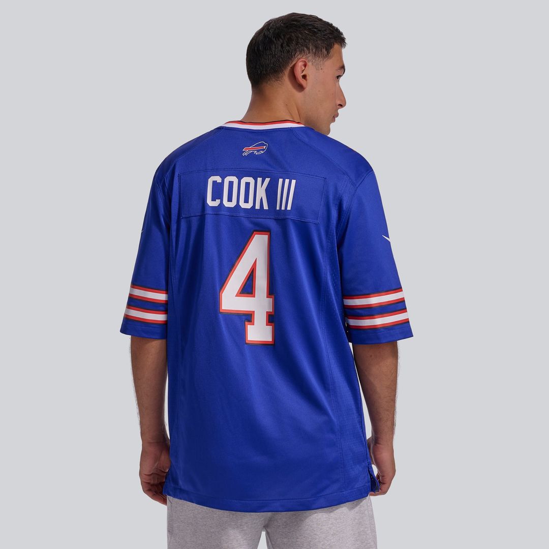 Buffalo Bills James Cook III Nike Gray Nickel City Game Jersey