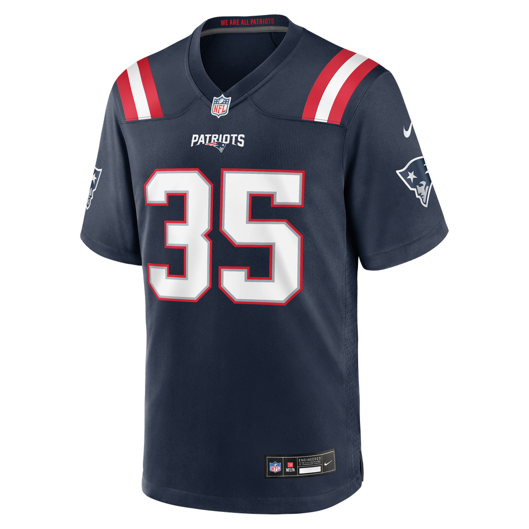 New England Patriots K.J. Britt Nike Navy Team Game Jersey