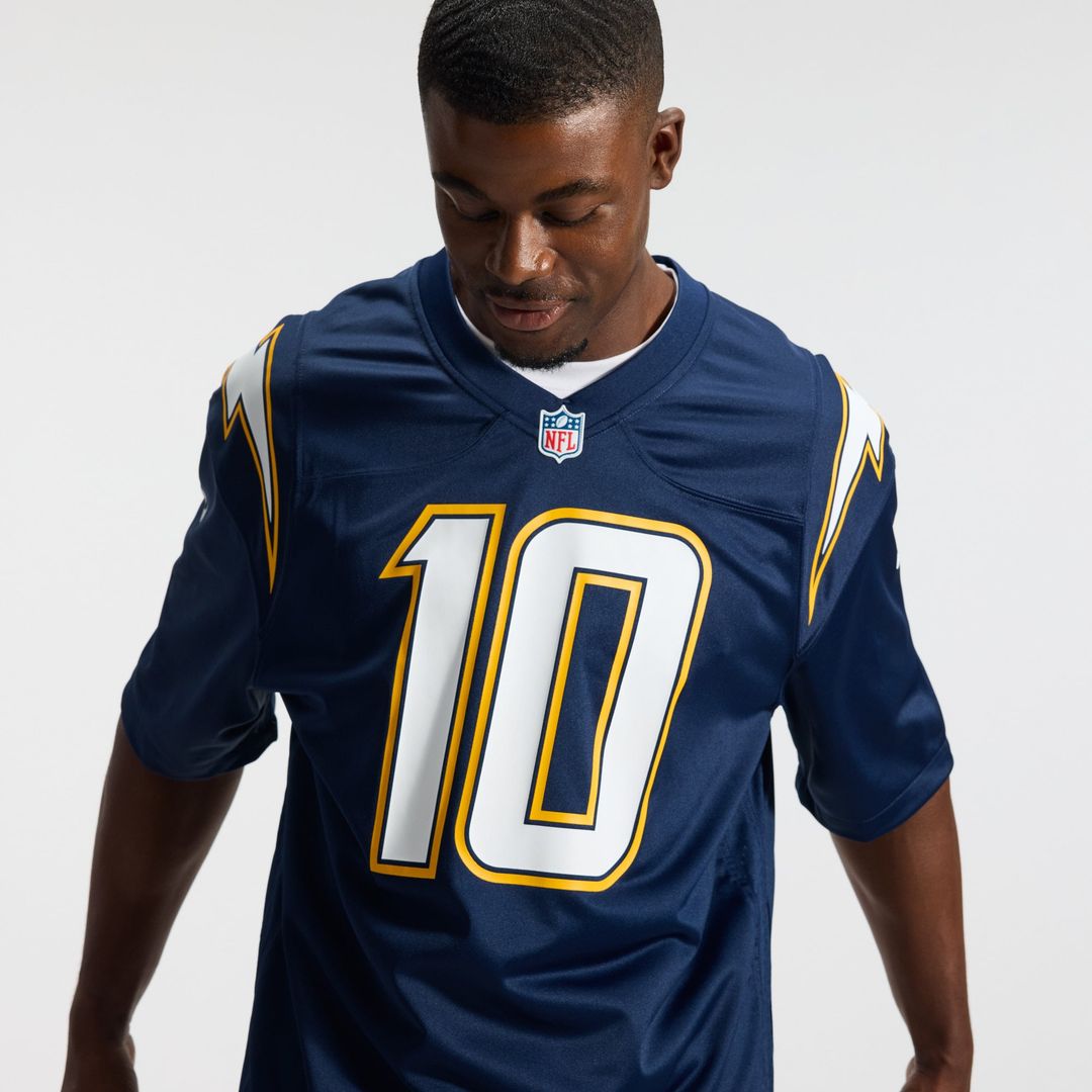 Los Angeles Chargers Justin Herbert Nike Powder Blue Player Game Jersey