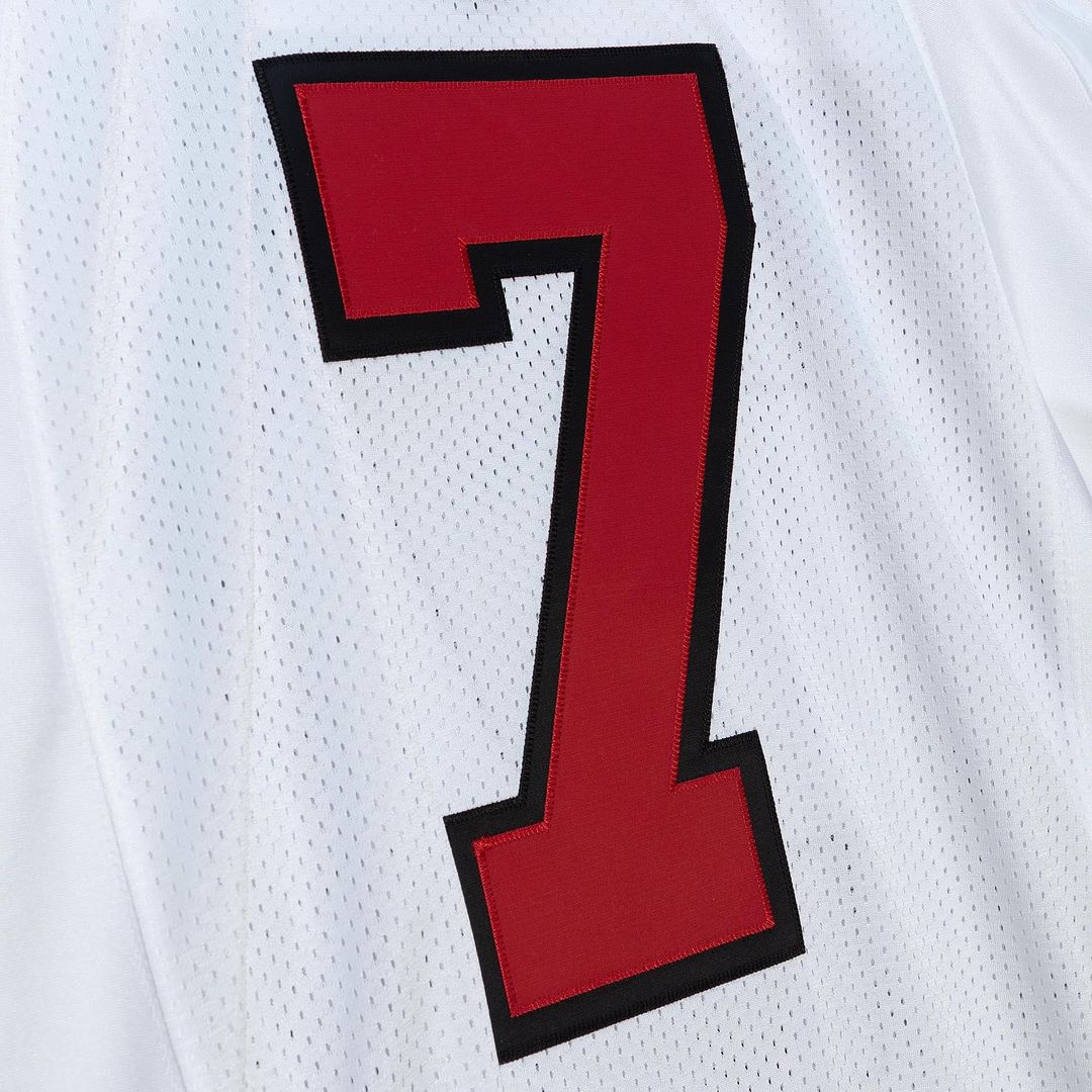 Atlanta Falcons 2003 Michael Vick Mitchell & Ness Red Authentic Throwback Retired Player Jersey