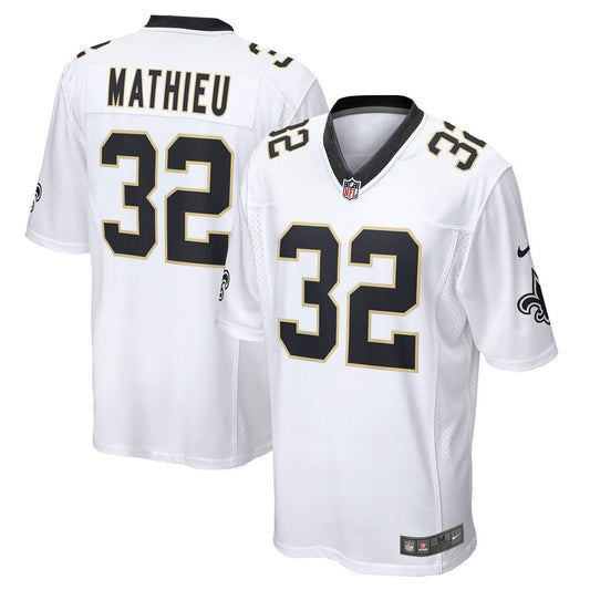 New Orleans Saints Tyrann Mathieu Nike White Game Jersey