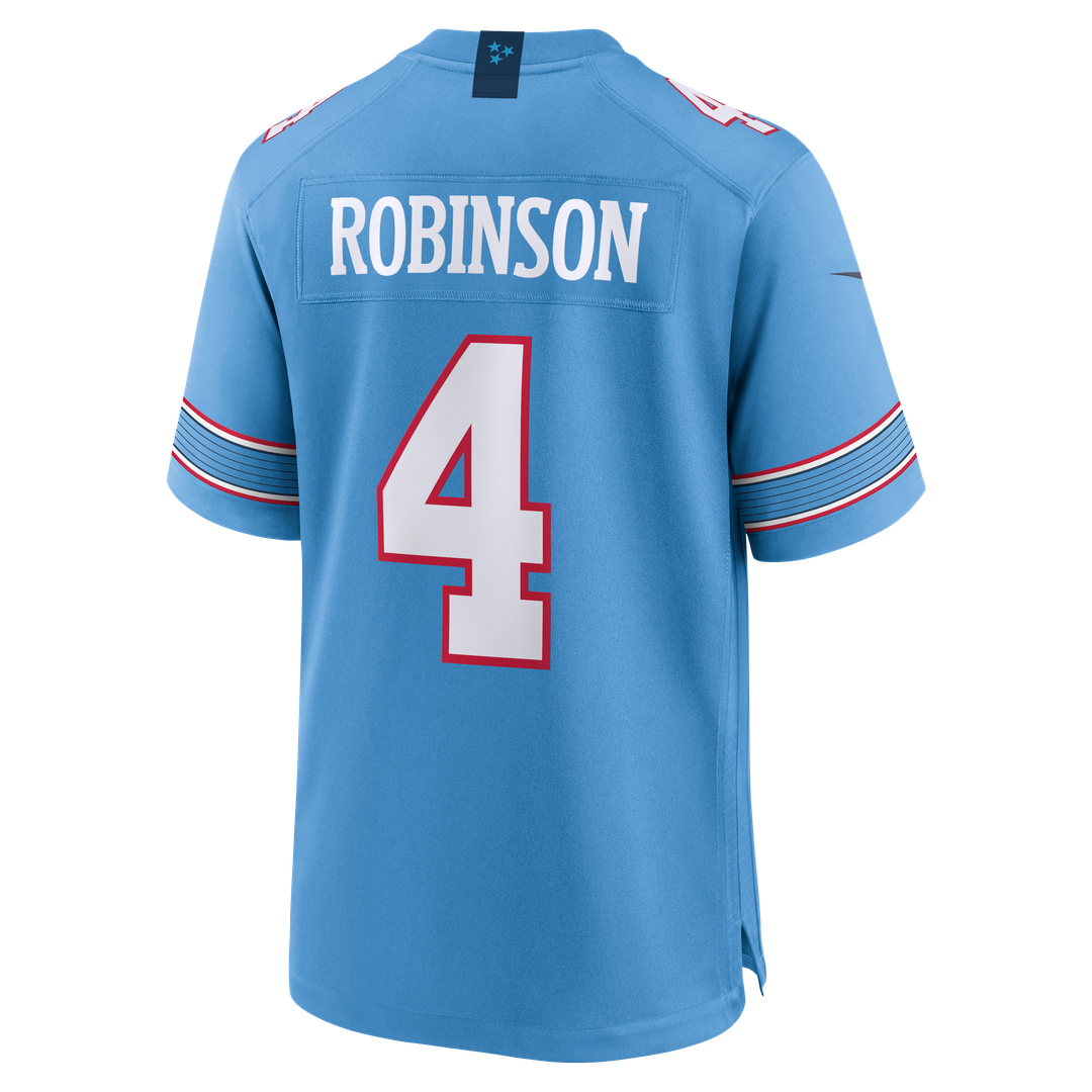 Tennessee Titans Wan'Dale Robinson Nike White Game Jersey