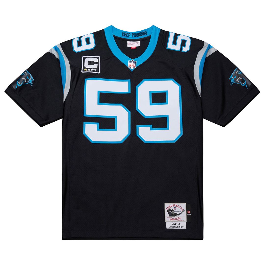 Carolina Panthers Luke Kuechly Mitchell & Ness Black 2013 Authentic Throwback Retired Player Jersey