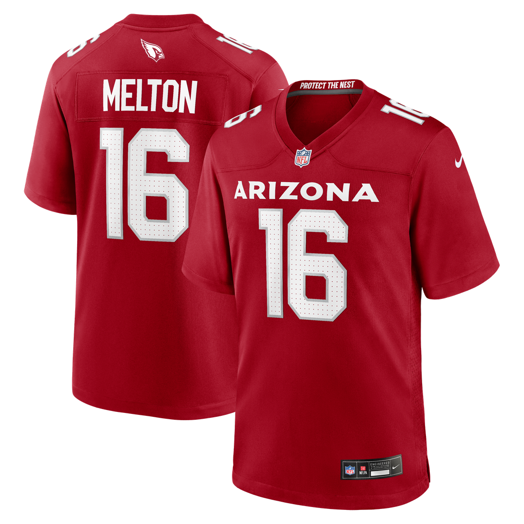 Arizona Cardinals Max Melton Nike Cardinal Team Game Jersey