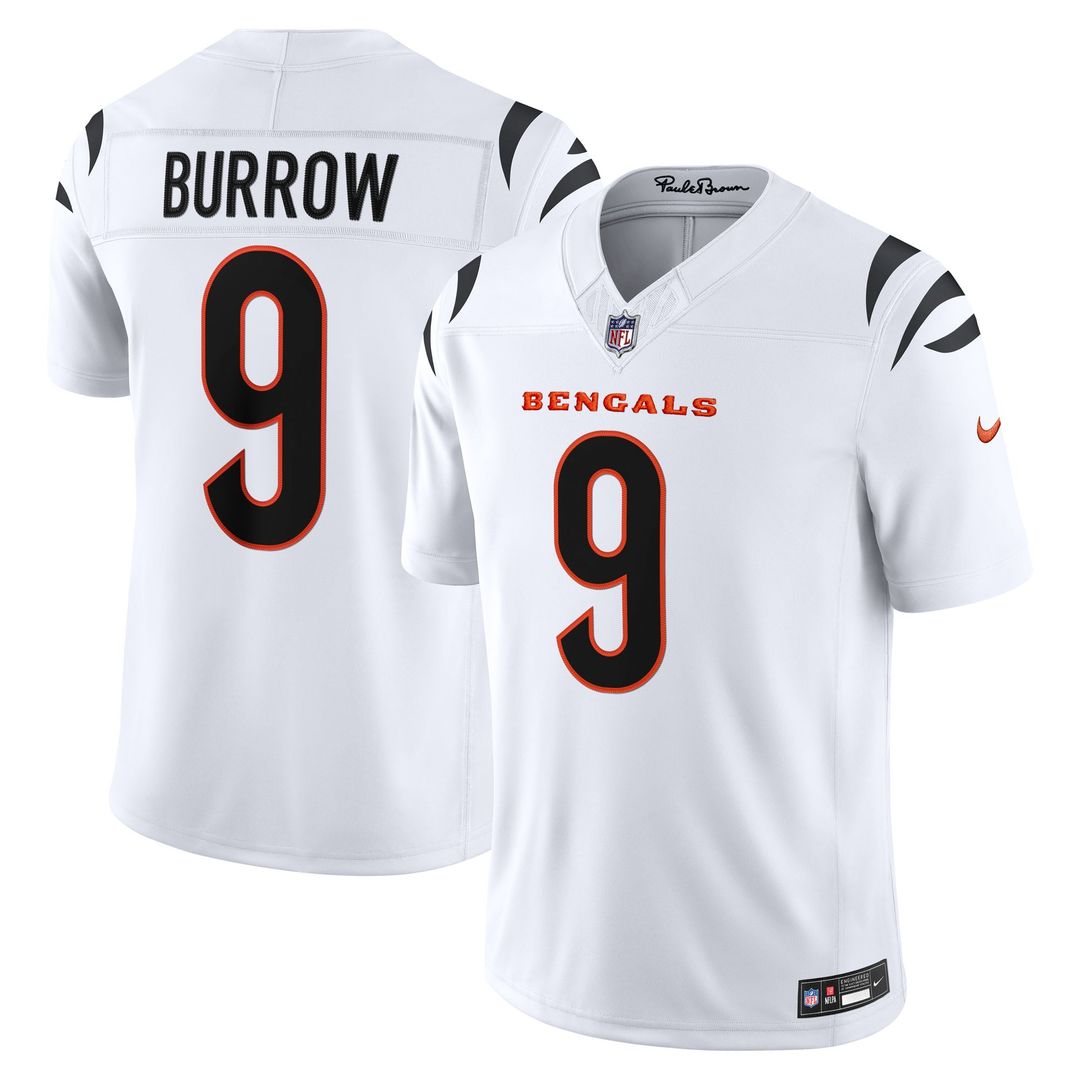 Cincinnati Bengals Joe Burrow Nike Black Team Vapor F.U.S.E. Stitched Limited Jersey