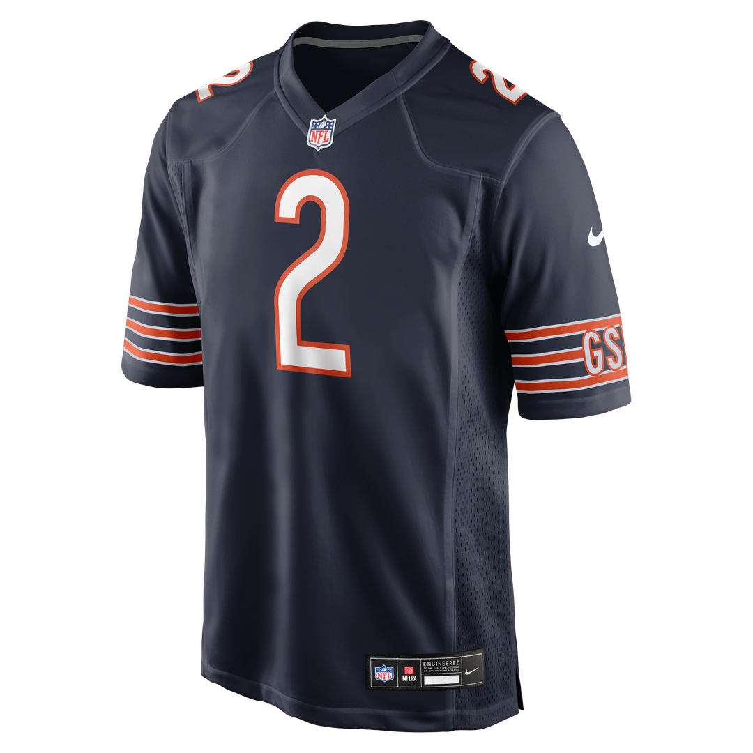 Chicago Bears Coby Bryant Nike Navy Team Game Jersey