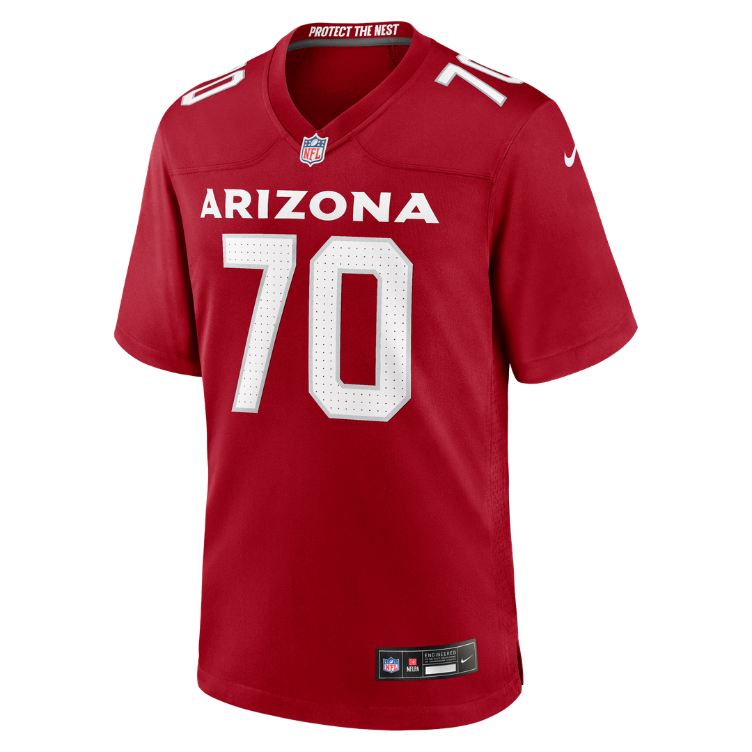 Arizona Cardinals Paris Johnson Jr. Nike Cardinal Game Jersey