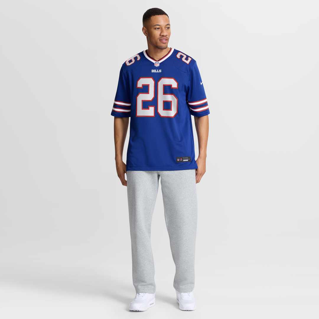 Buffalo Bills Ty Johnson Nike Royal Team Game Jersey