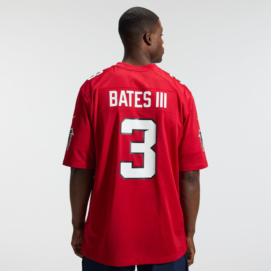 Atlanta Falcons Jessie Bates III Nike White Game Jersey