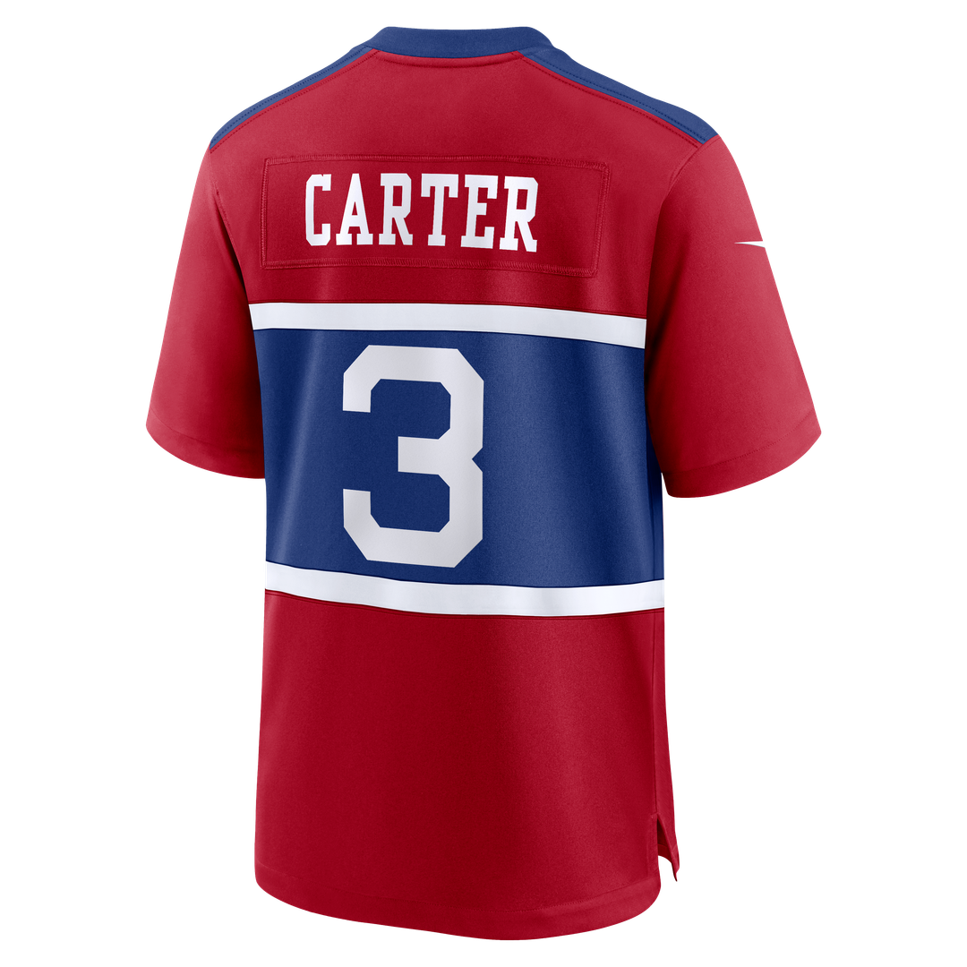 New York Giants Abdul Carter Nike White Game Jersey