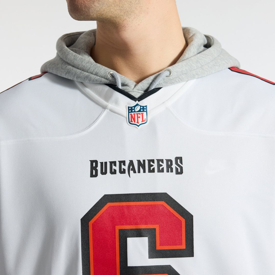 Tampa Bay Buccaneers Baker Mayfield Nike Orange Throwback Game Jersey
