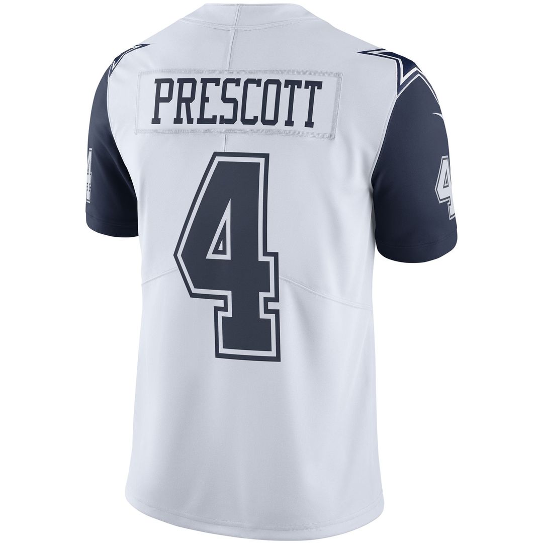 Dallas Cowboys Dak Prescott Nike Navy Vapor Limited Player Jersey