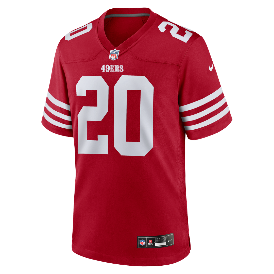 San Francisco 49ers Upton Stout Nike Scarlet Team Game Jersey