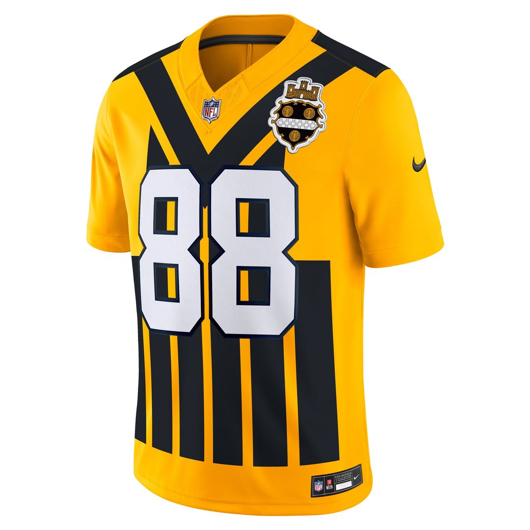 Pittsburgh Steelers Pat Freiermuth Nike Gold Alternate Vapor F.U.S.E. Limited Jersey