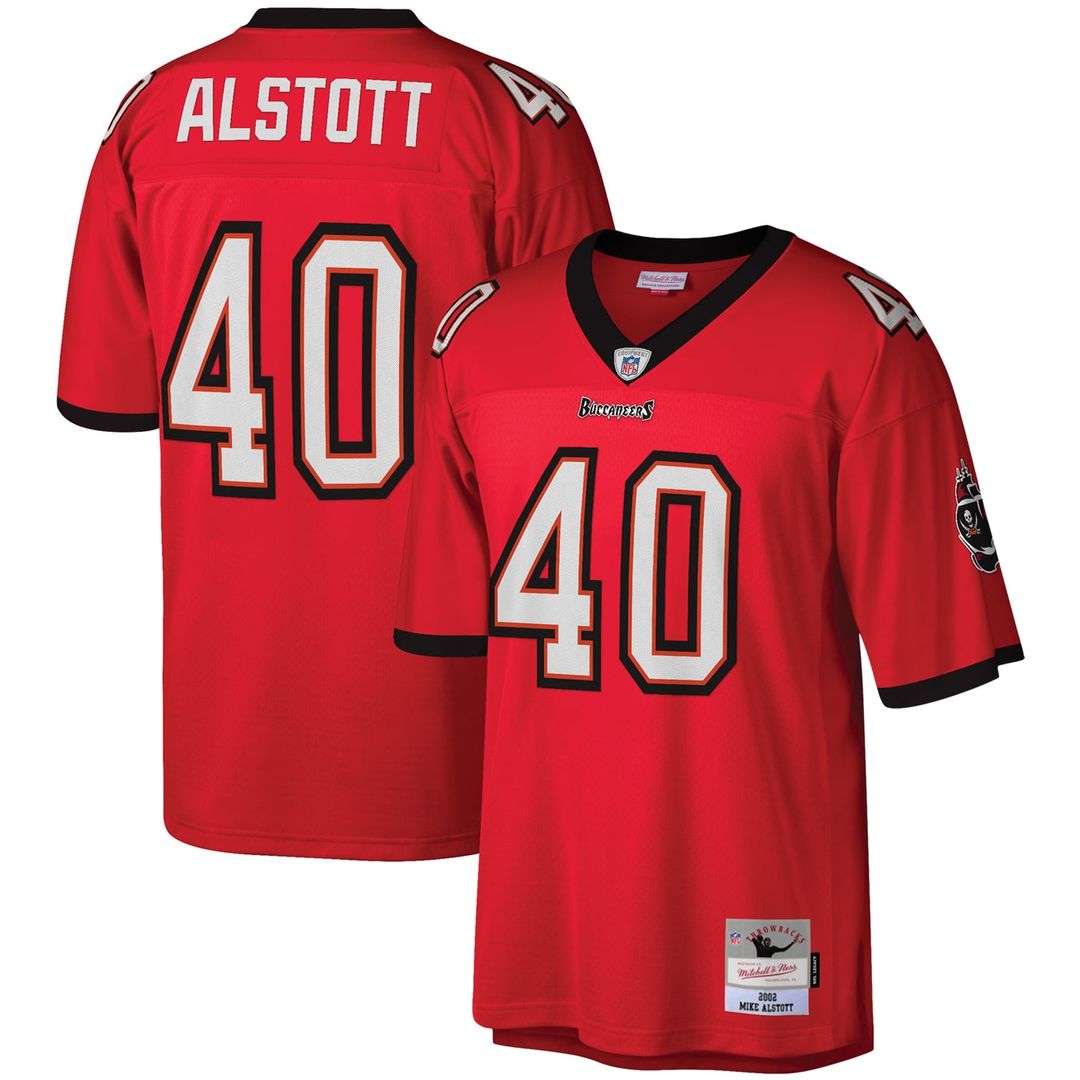 Tampa Bay Buccaneers Mike Alstott Mitchell & Ness Red Legacy Replica Jersey