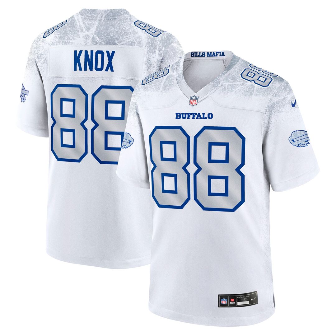 Buffalo Bills Dawson Knox Nike White Rivalries Collection Game Jersey