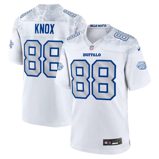 Buffalo Bills Dawson Knox Nike White Rivalries Collection Game Jersey