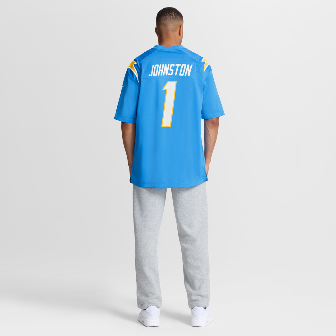 Los Angeles Chargers Quentin Johnston Nike Navy Alternate Super Chargers Game Player Jersey