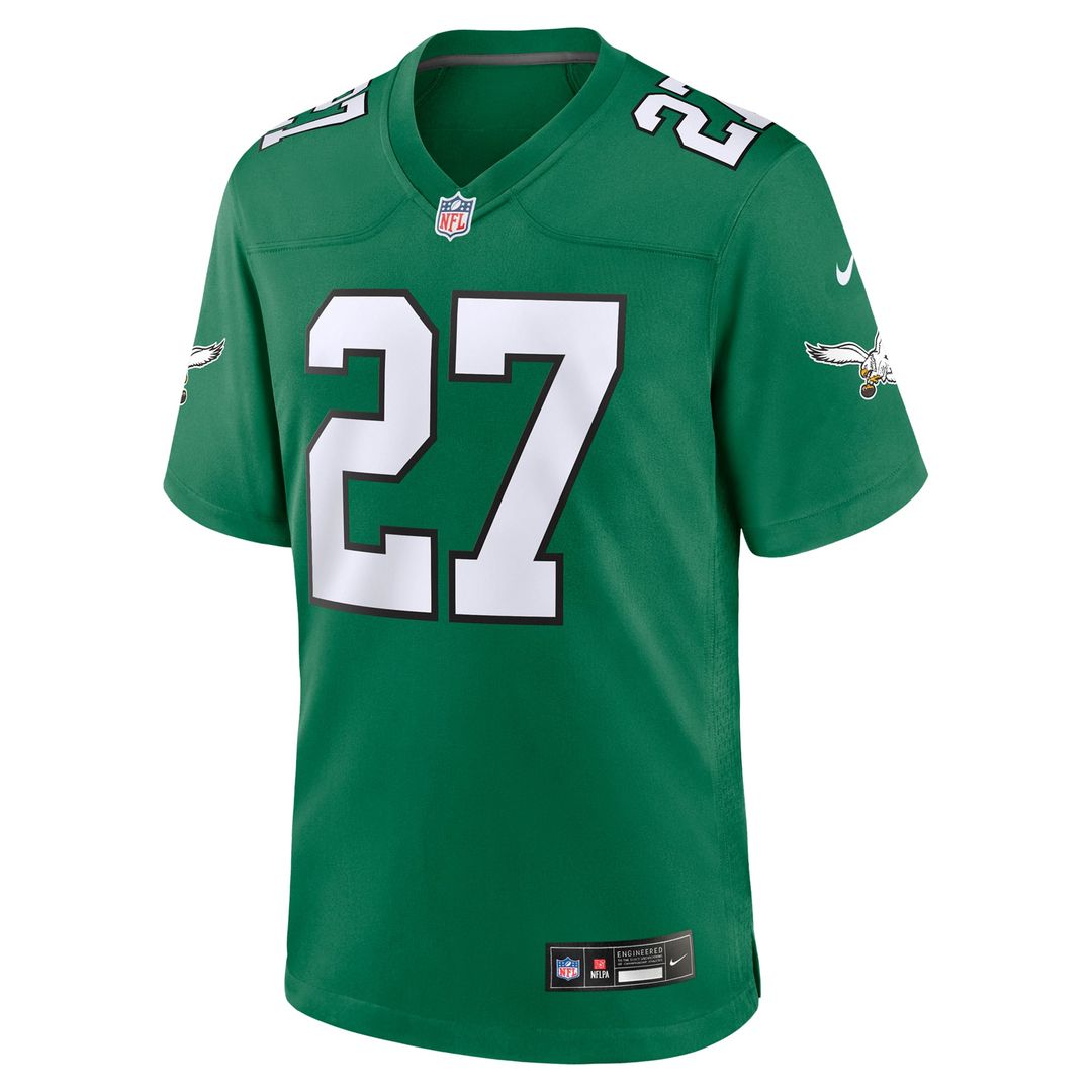 Philadelphia Eagles Quinyon Mitchell Nike Kelly Green Alternate Game Jersey