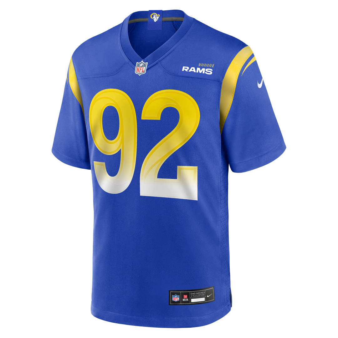 Los Angeles Rams Harrison Mevis Nike Royal Team Game Jersey