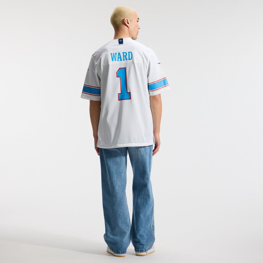 Tennessee Titans Cameron Ward Nike Light Blue Game Jersey