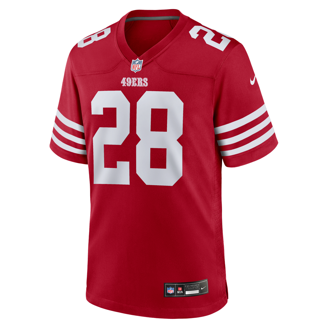 San Francisco 49ers Darrell Luter Jr. Nike Scarlet Game Jersey