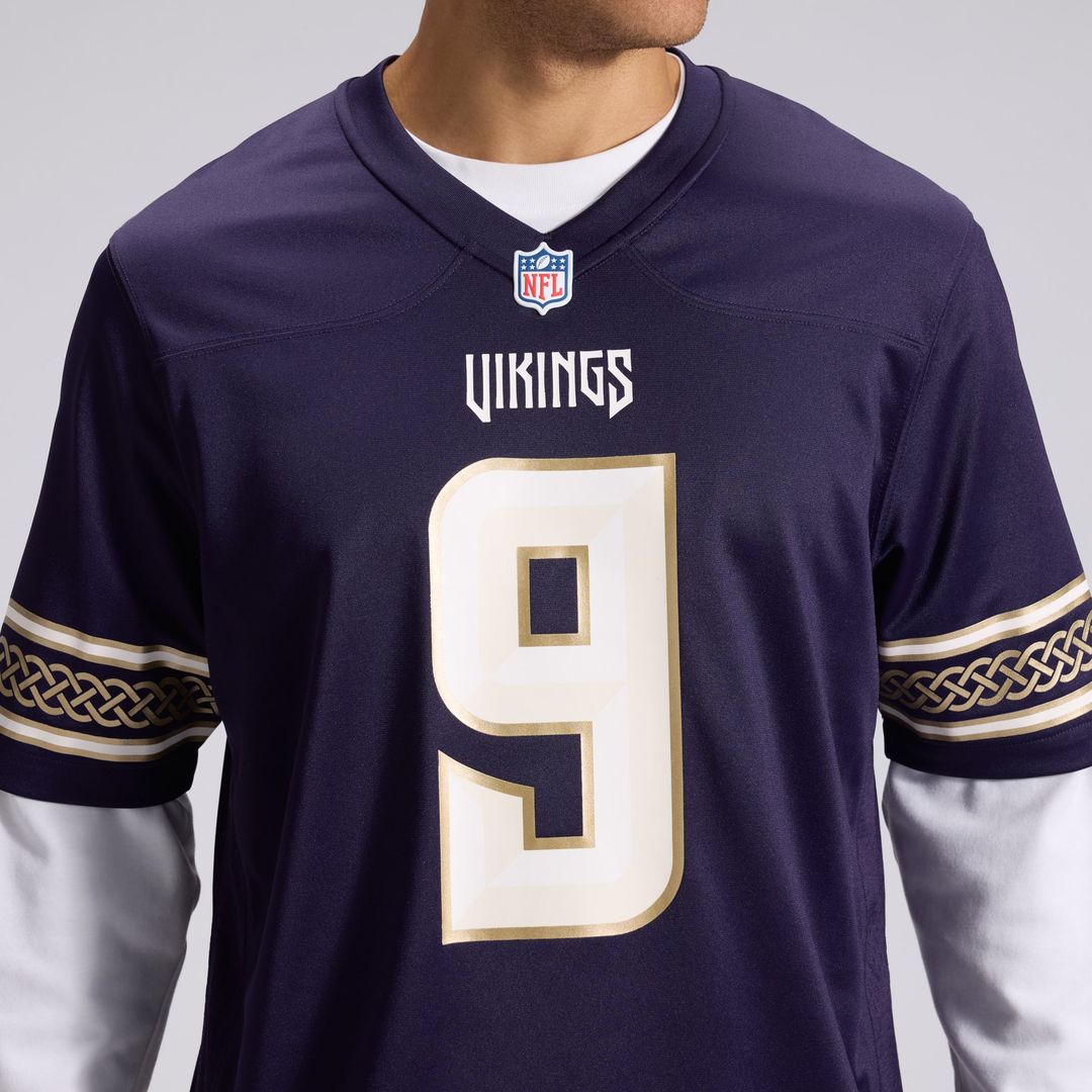 Minnesota Vikings J.J McCarthy Nike Purple 2026 Rivalries Collection Game Jersey