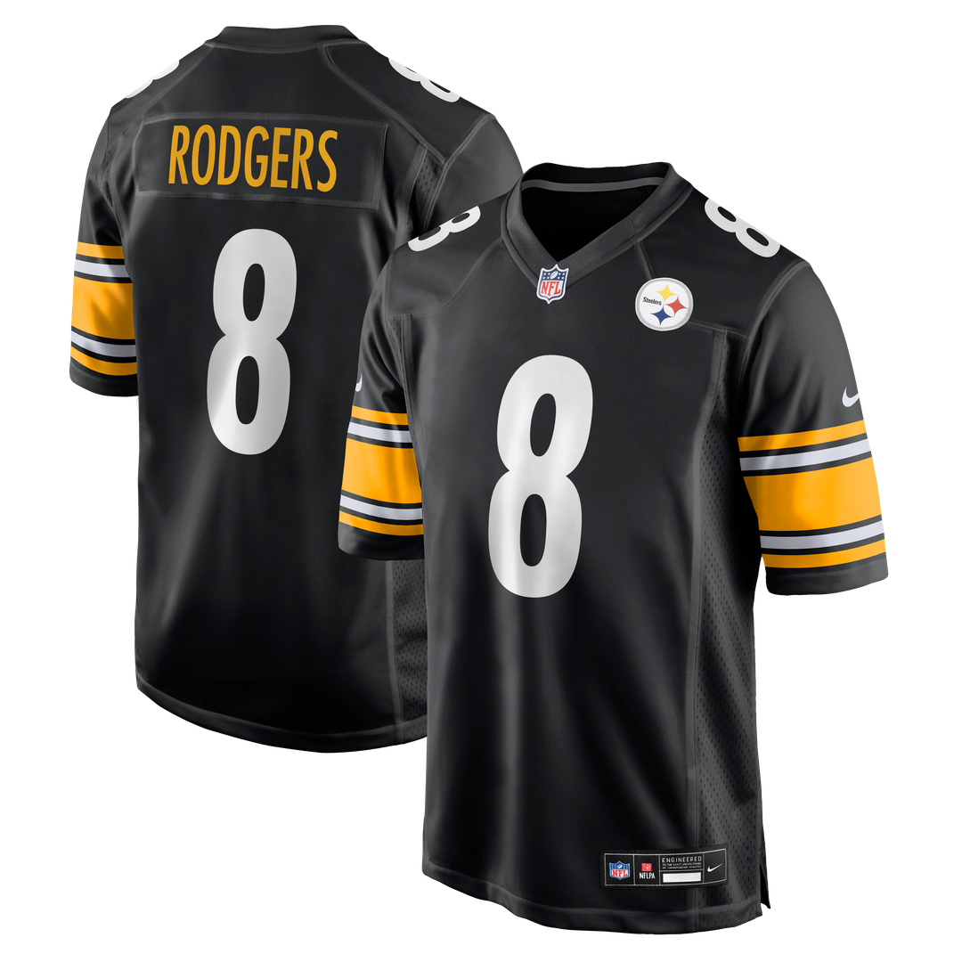 Pittsburgh Steelers Aaron Rodgers Nike White Game Jersey
