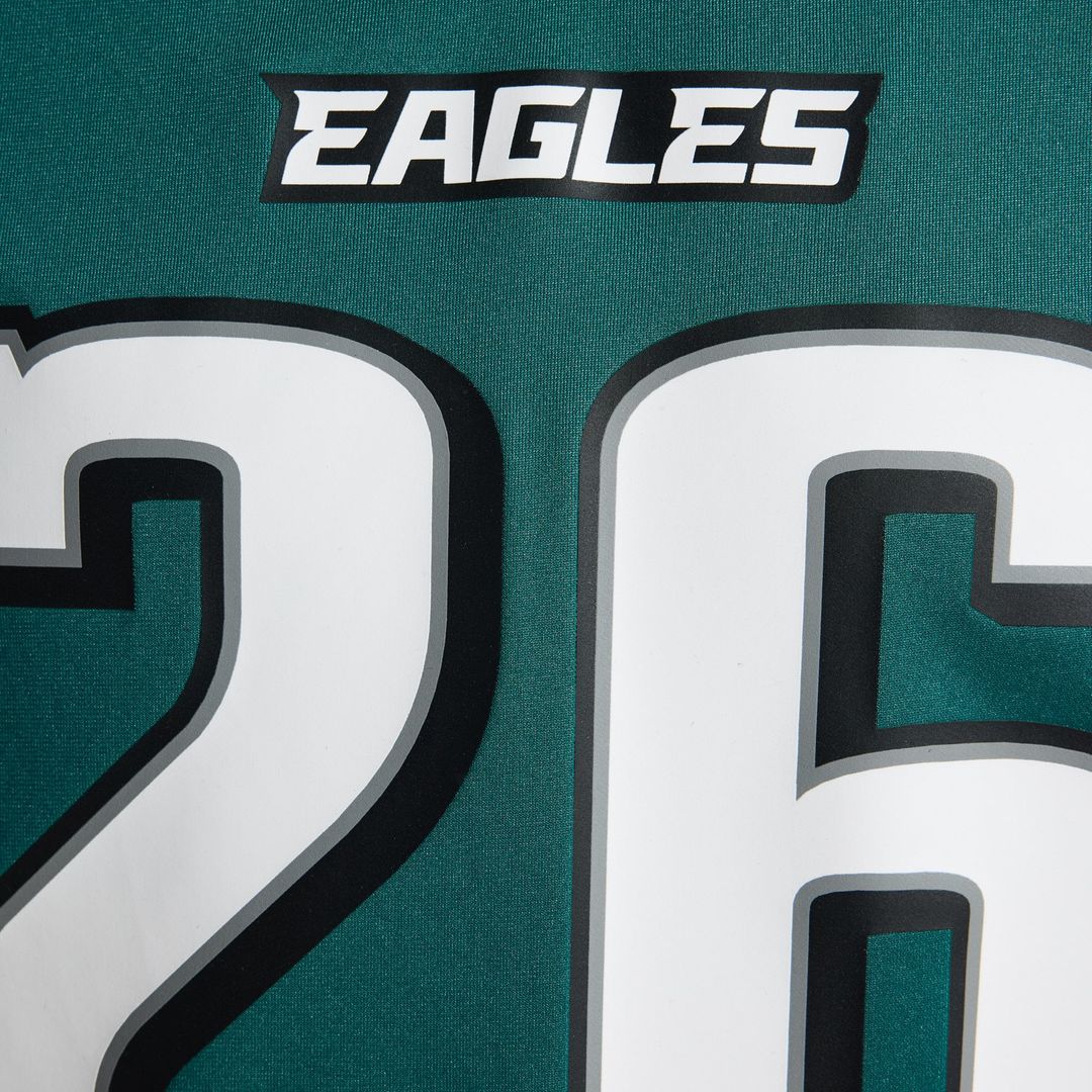 Philadelphia Eagles Saquon Barkley Nike Black Alternate Game Jersey