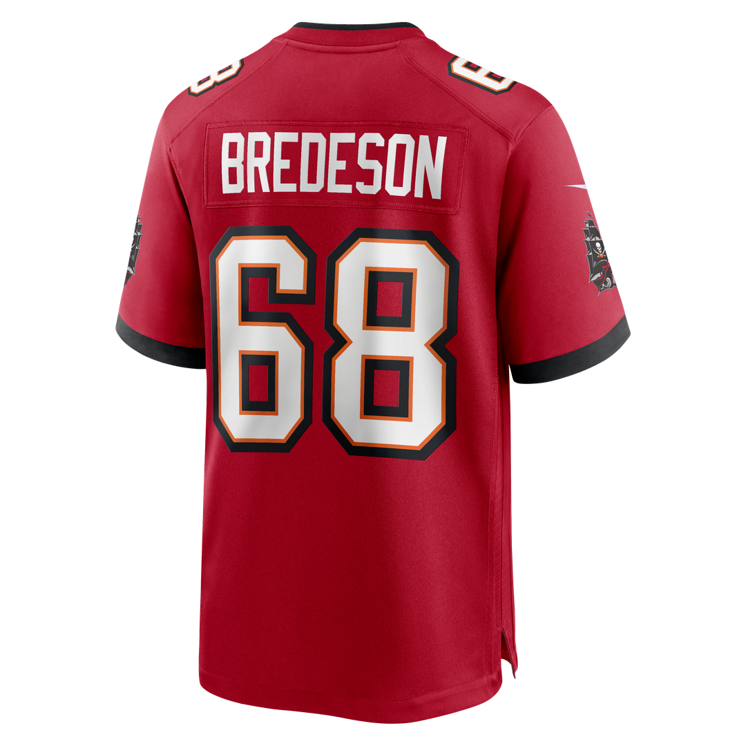 Tampa Bay Buccaneers Ben Bredeson Nike Red Game Jersey