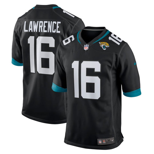 Jacksonville Jaguars Trevor Lawrence Nike Black Alternate Game Jersey