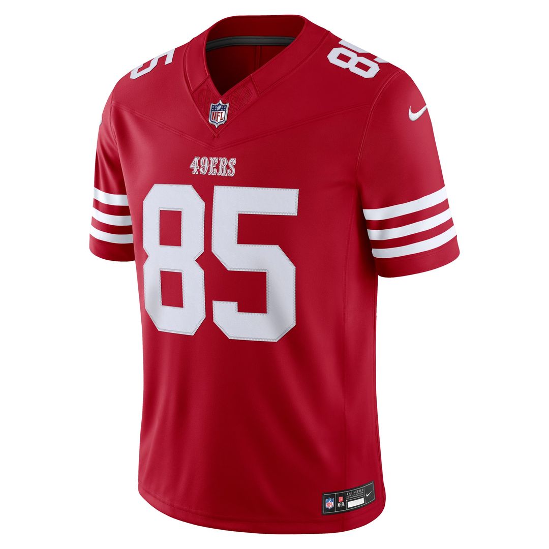 San Francisco 49ers George Kittle Nike White Alternate Vapor F.U.S.E. Stitched Limited Jersey