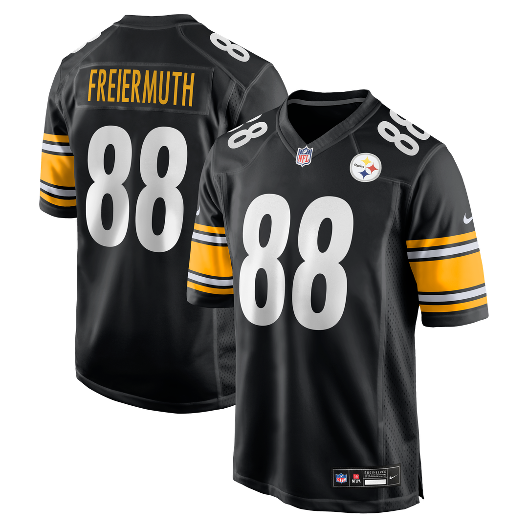 Pittsburgh Steelers Pat Freiermuth Nike Black Game Jersey