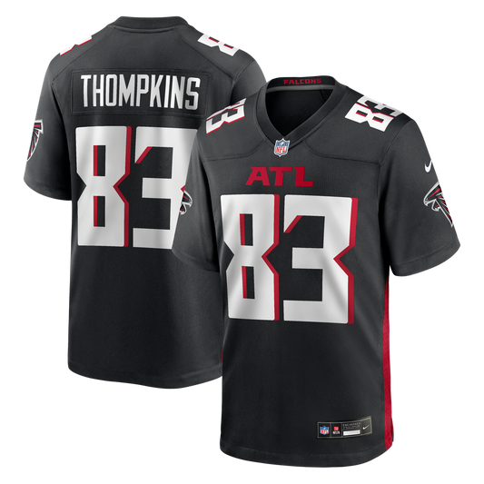 Atlanta Falcons Deven Thompkins Nike Black Team Game Jersey