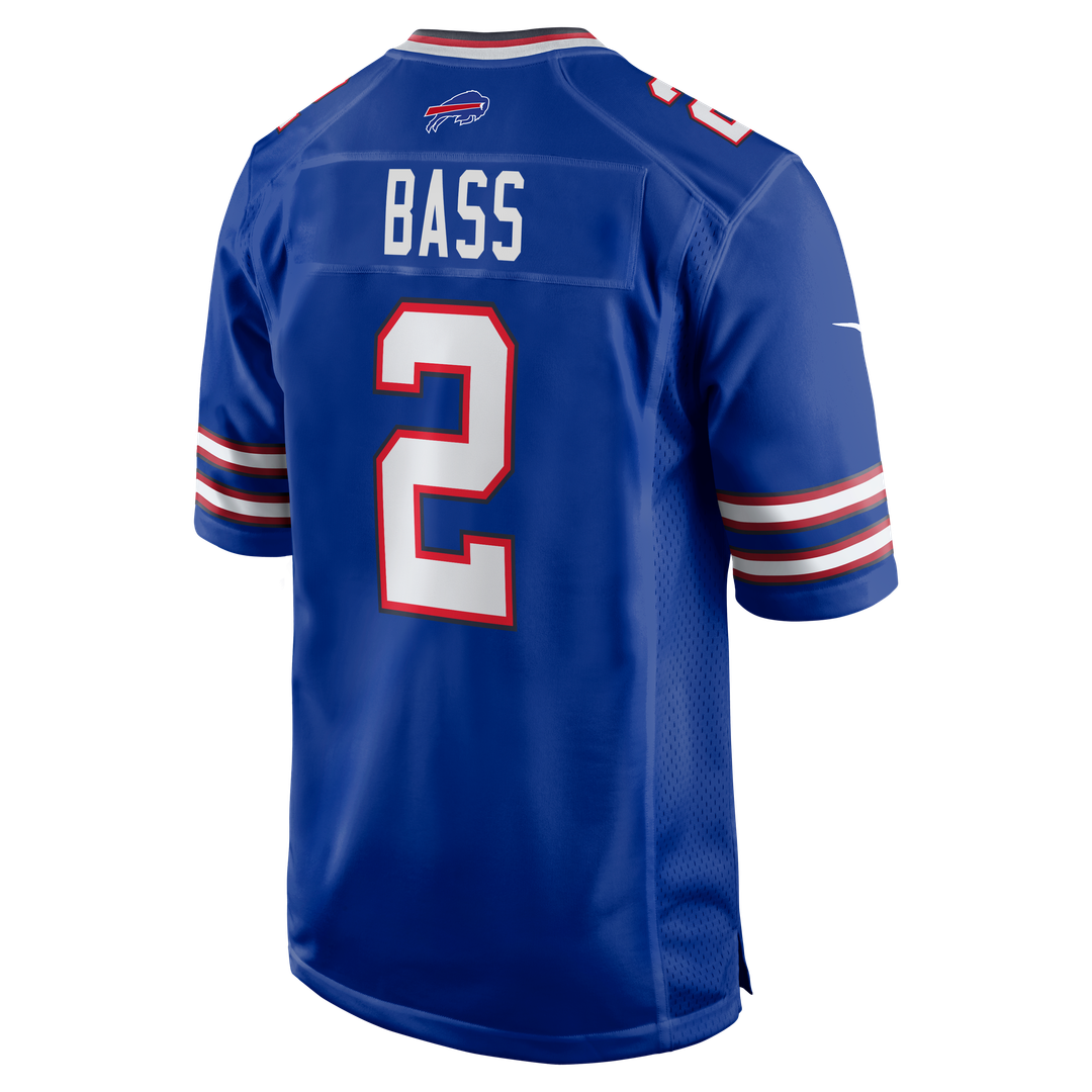 Buffalo Bills Tyler Bass Nike Royal Game Player Jersey