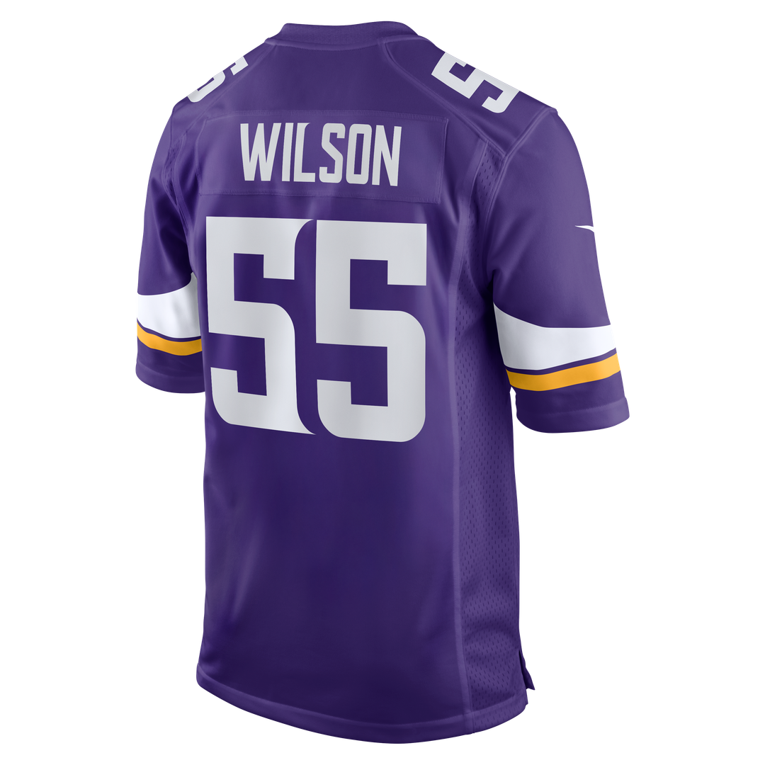Minnesota Vikings Eric Wilson Nike Purple Team Game Jersey