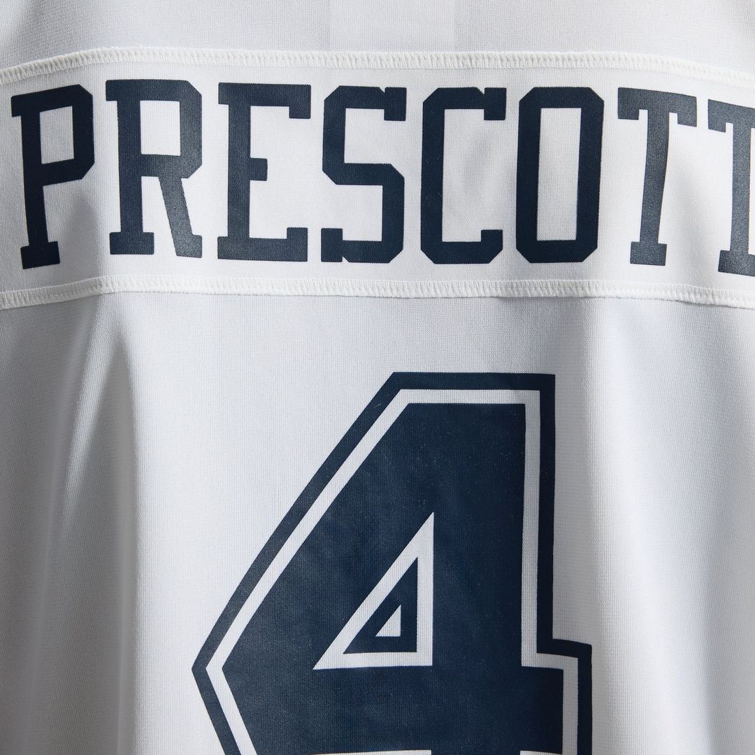 Dallas Cowboys Dak Prescott Nike White Alternate Game Team Jersey